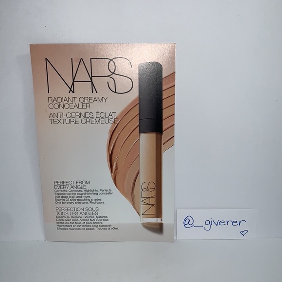 Nars Radiant Creamy Concealer 4 Shade Sample Card - Picture 1 of 4